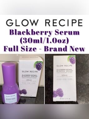 Glow Recipe Blackberry Serum (30ml/1.0oz) Full Size - Brand New